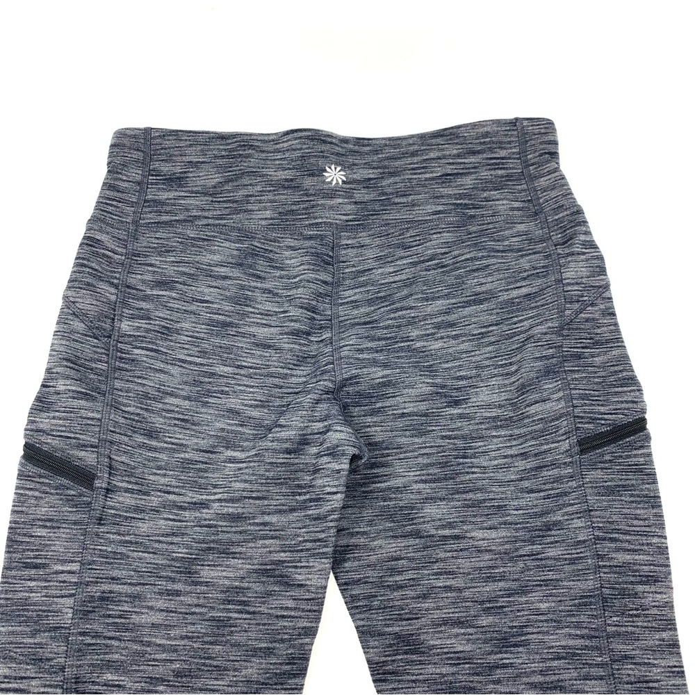 Athleta Drifter Tight Heather Gray Full-Length Performance Leggings size M - Picture 8 of 12